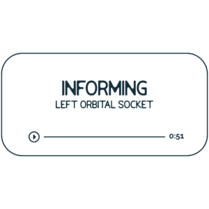 Informing: Left orbital socket energy healing session