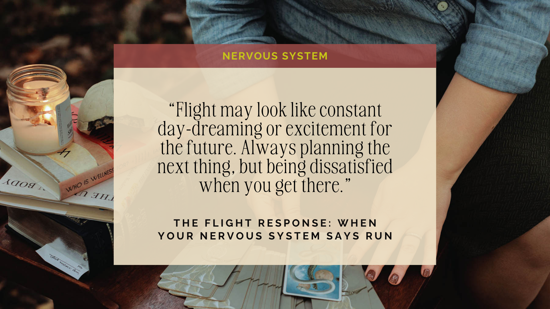 The Flight Response: When Your Nervous System Says Run | Energy Archaeology