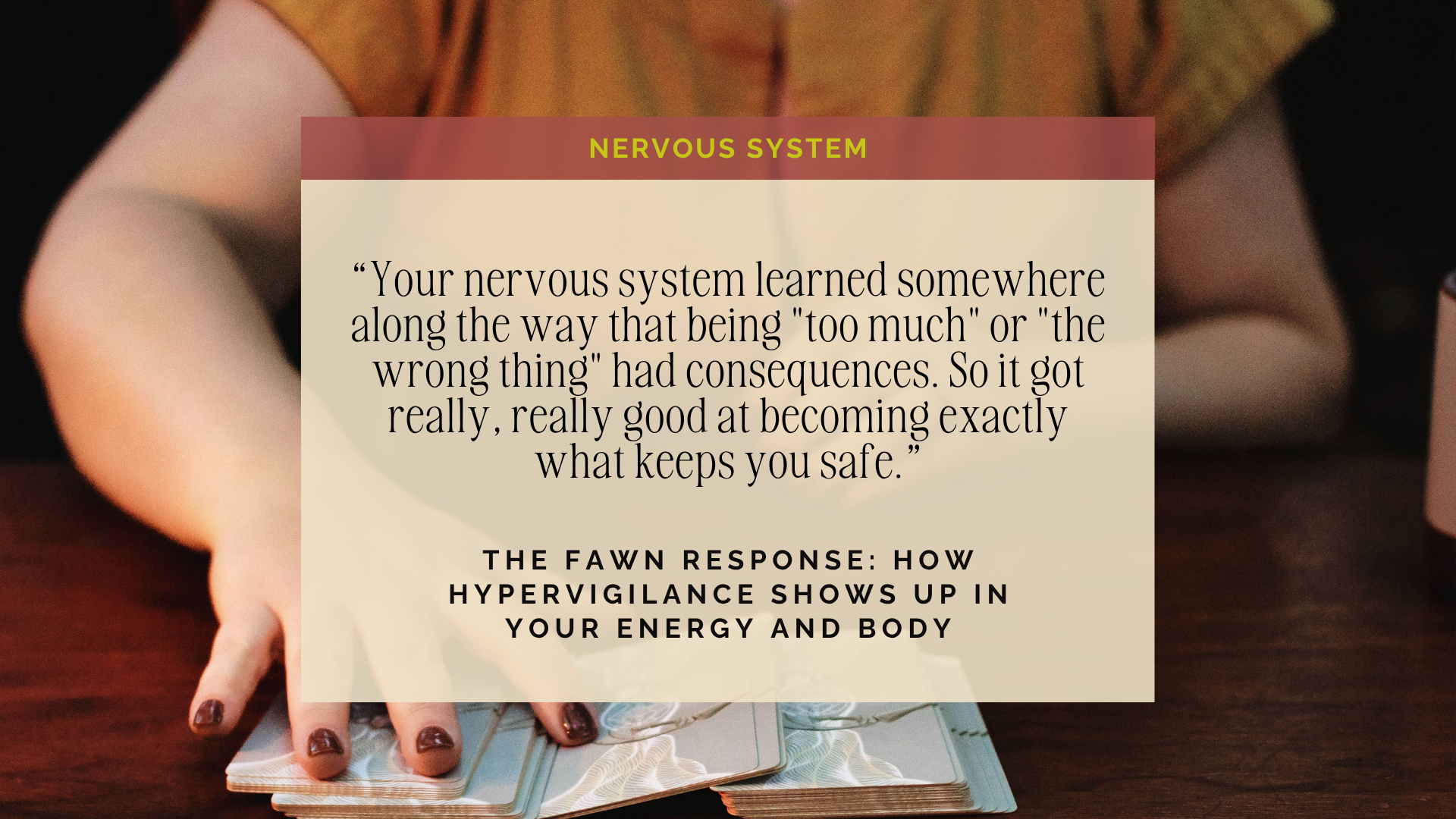 The Flight Response: When Your Nervous System Says Run | Energy Archaeology